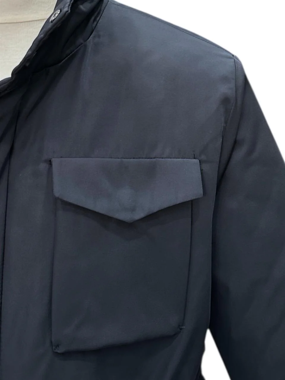 4Pocket Lacivert Rahat Kalıp Cepli Kışlık Erkek Mont - Image 2