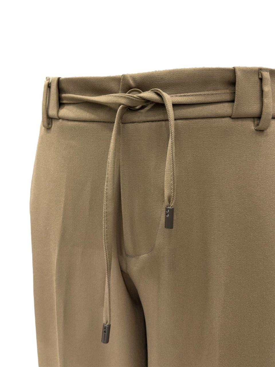 Regular Fit Likralı Camel Art Jogger Pantolon - Image 2