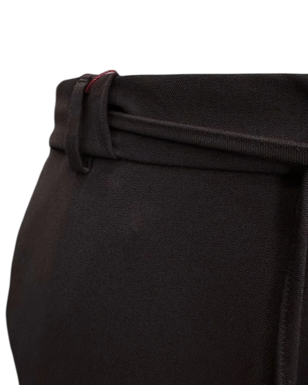 Regular Fit Likralı Koyu Kahverengi Art Jogger Pantolon - Image 2