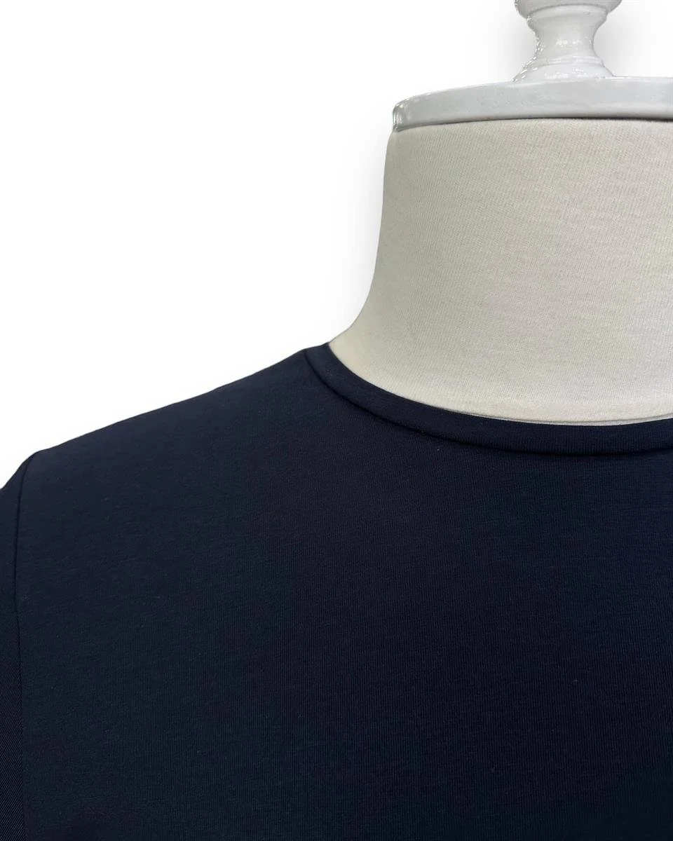 Basic T-Shirt Lacivert - Image 2