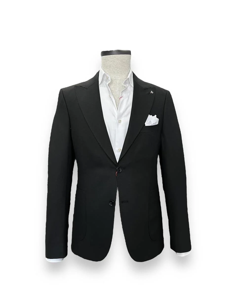 Standart Fit Torba Cep Siyah Dublin Takım Elbise - Image 2