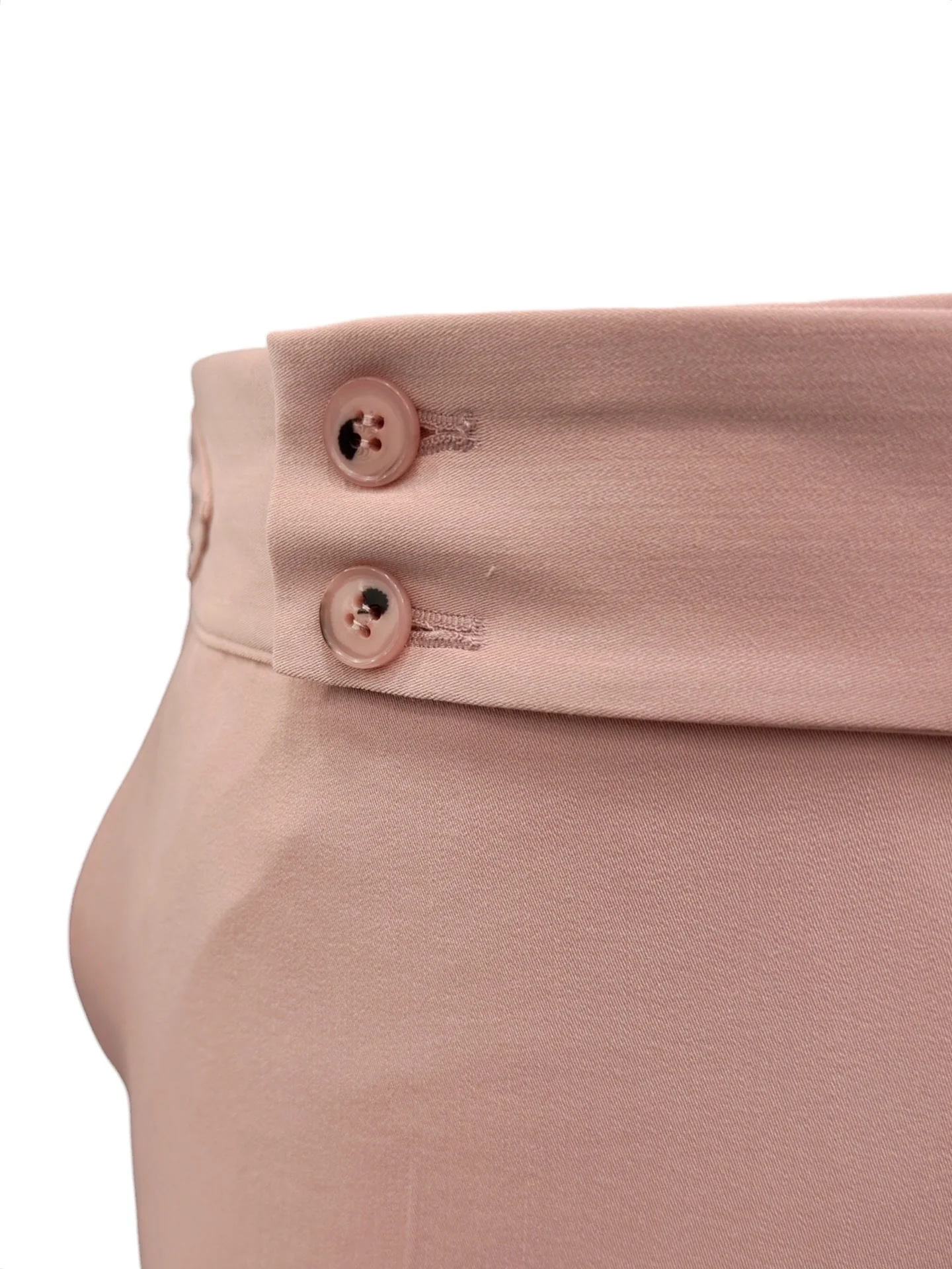 Slim Fit Likralı Çift Yırtmaç Kruvaze Pembe Form Takım Elbise - Image 5