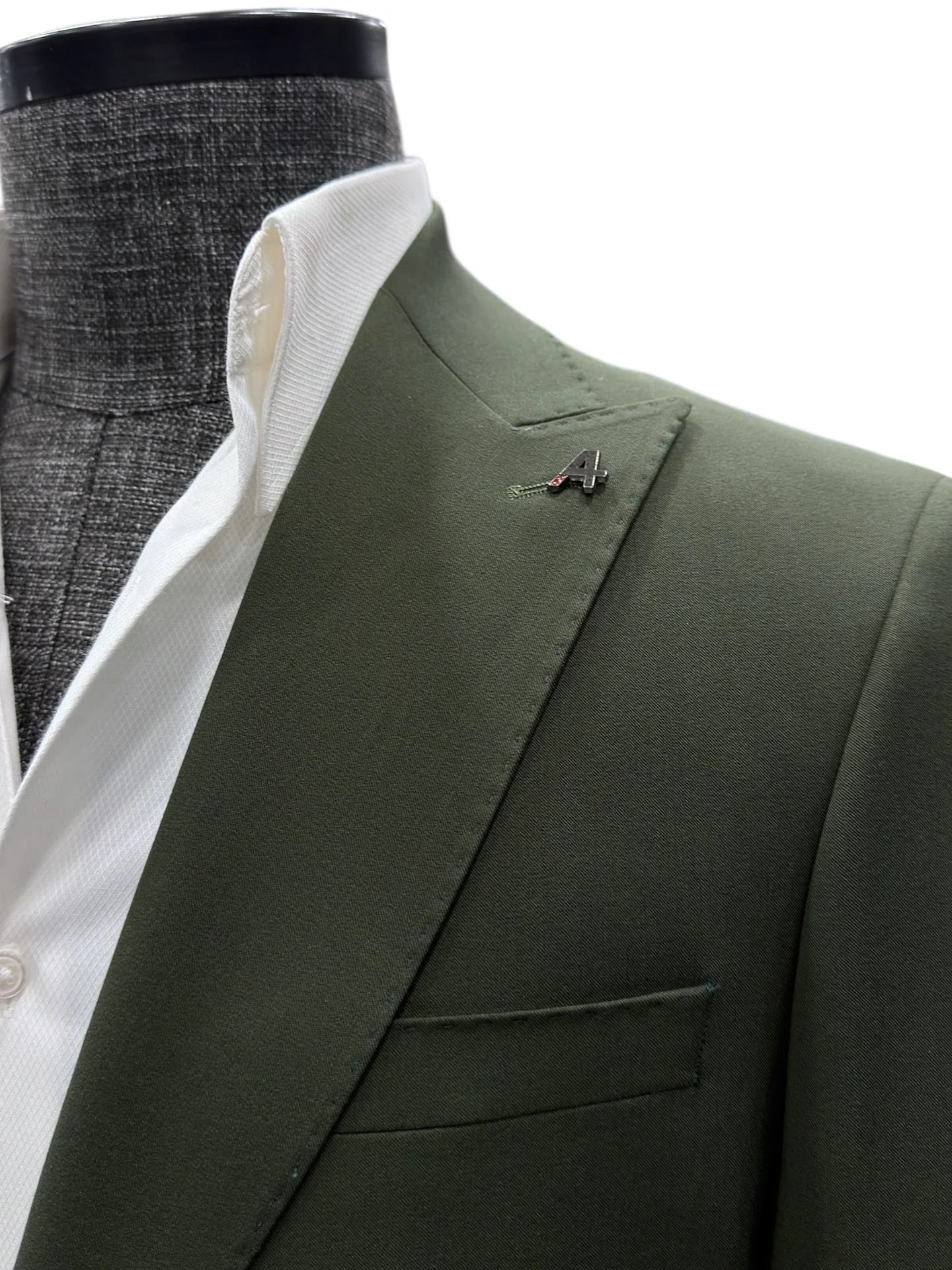 Slim Fit Haki Gent Takım Elbise - Image 3