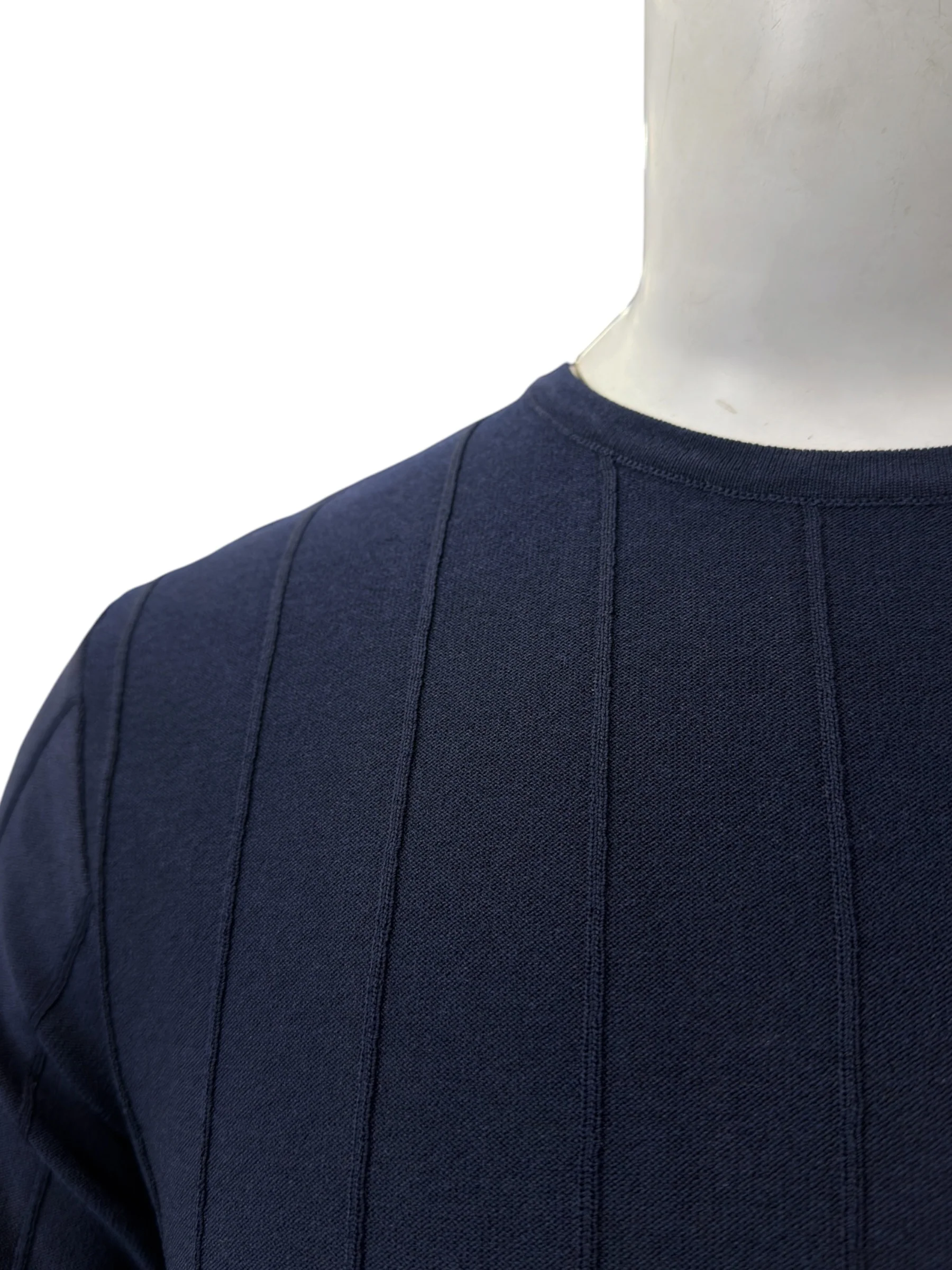 Gölge Çizgili Rayon Triko - Image 2