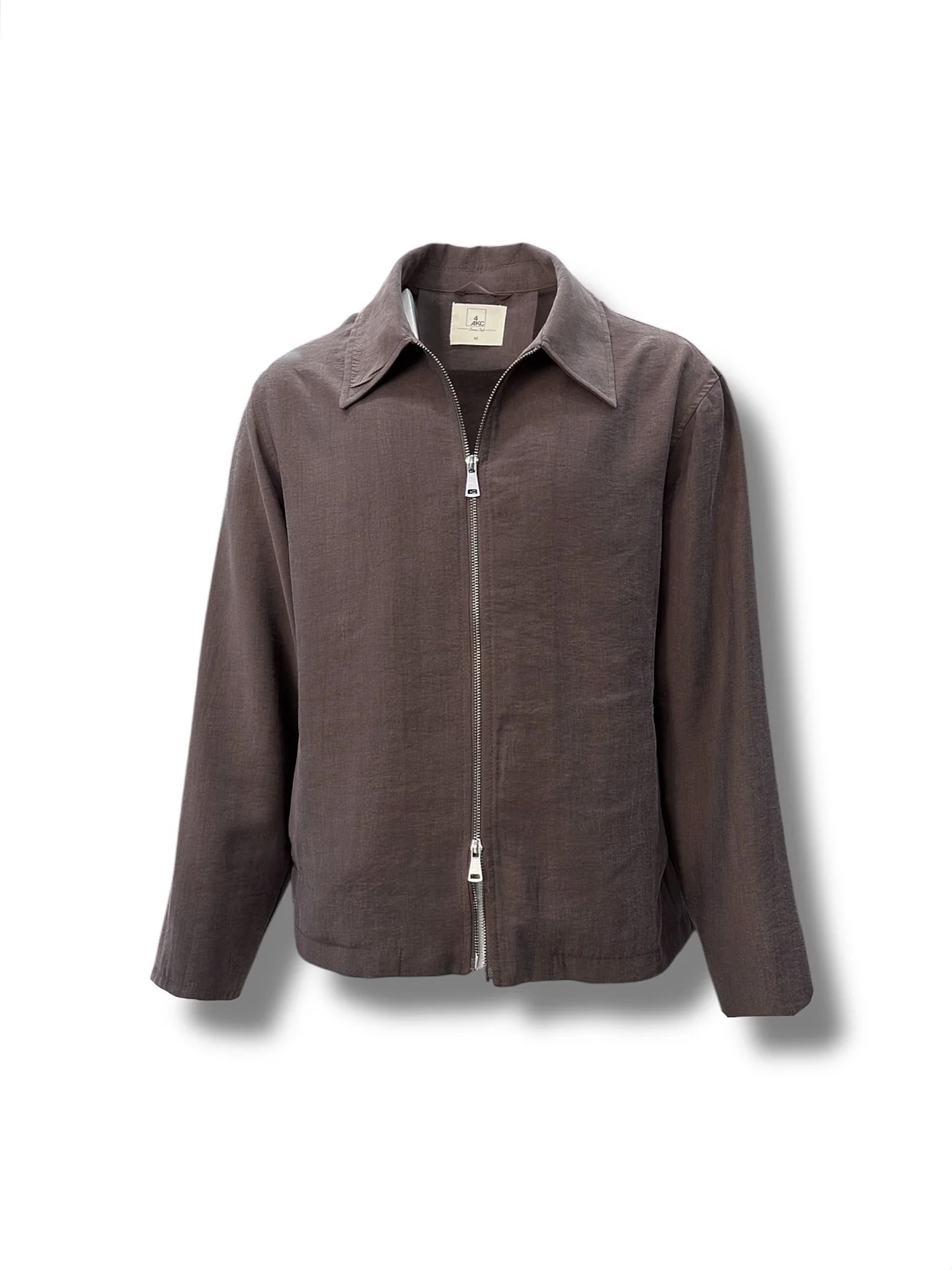 Oversize Hafif Kumaş Koyu Kahve Lume Mont