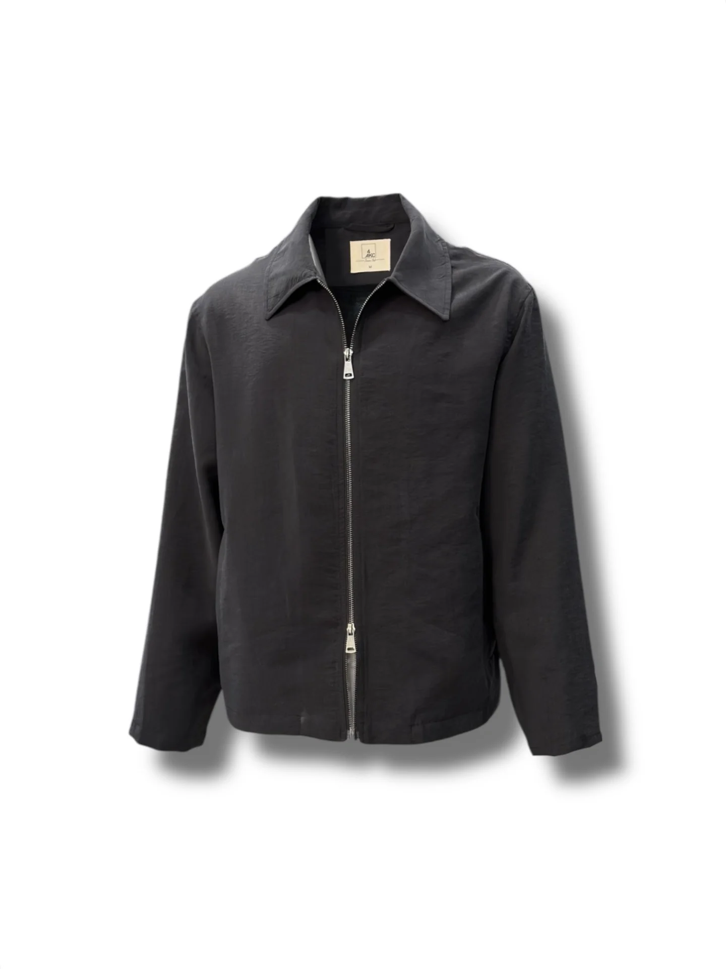 Oversize Hafif Kumaş Siyah Lume Mont