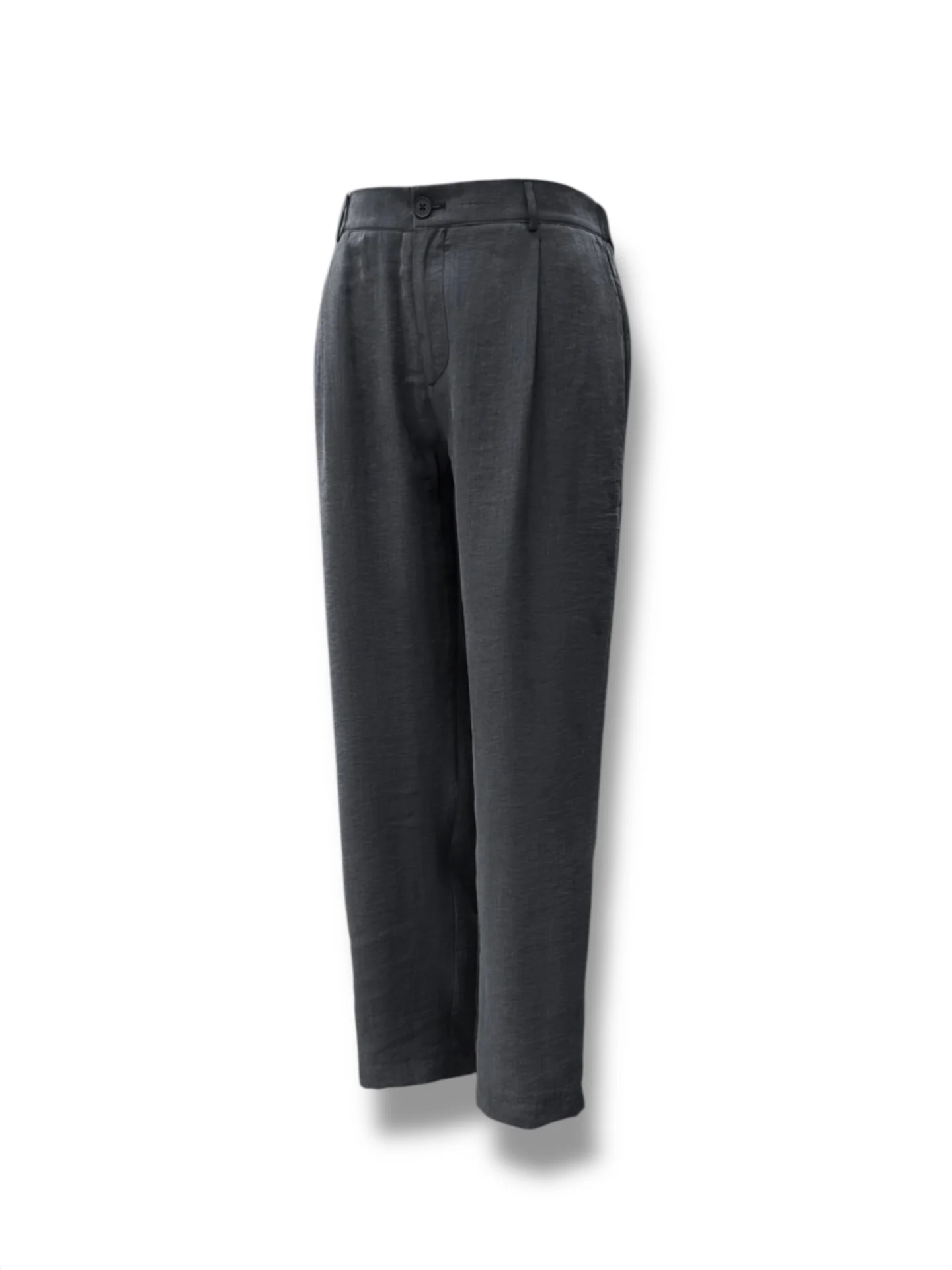 Oversize Hafif Kumaş Siyah Lume Pantolon