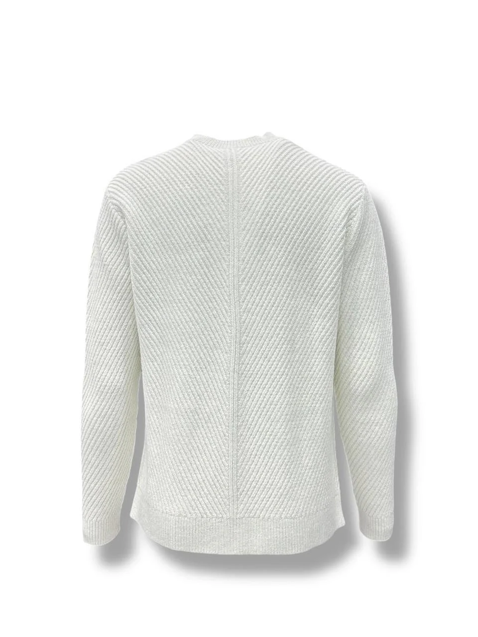 Slim Fit Düğmeli Beyaz Mielo Hırka - Image 4