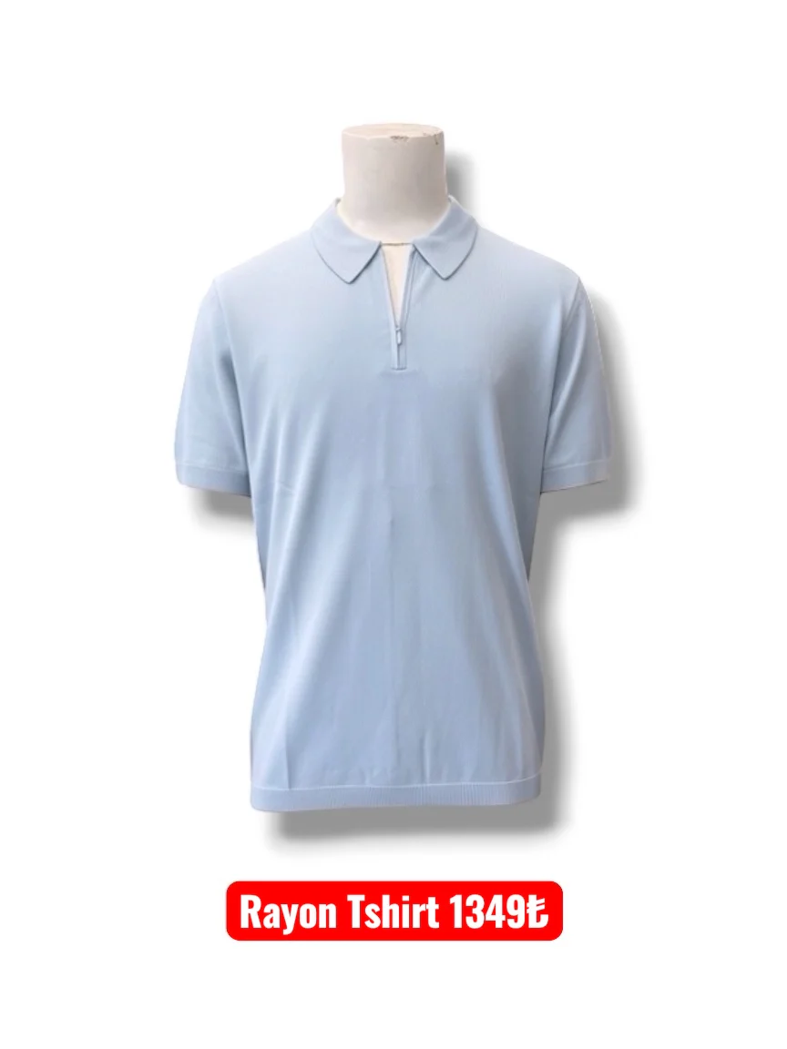 Rayon Yakalı Tshirt